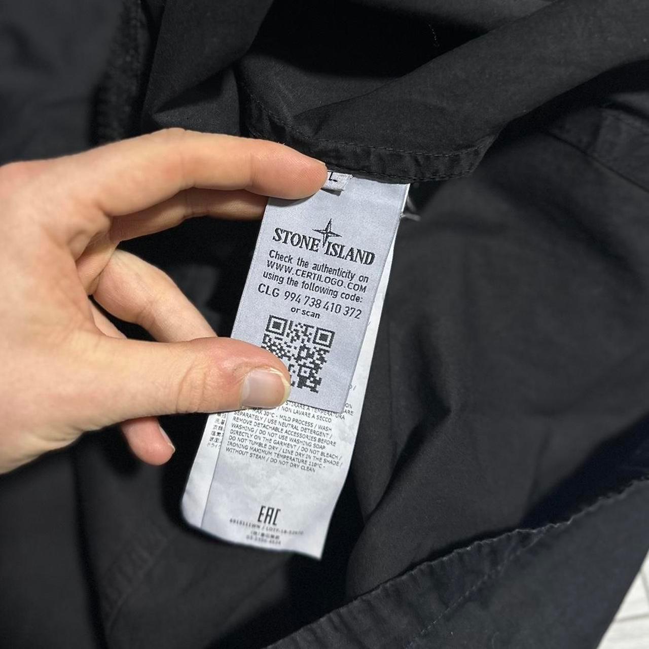 Stone Island Black Double Pocket Canvas Jacket - Known Source