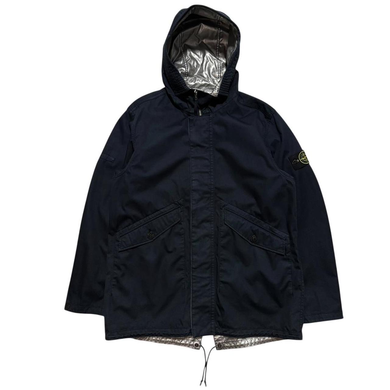 Stone Island Raso Gommato spaceman Reversible Jacket