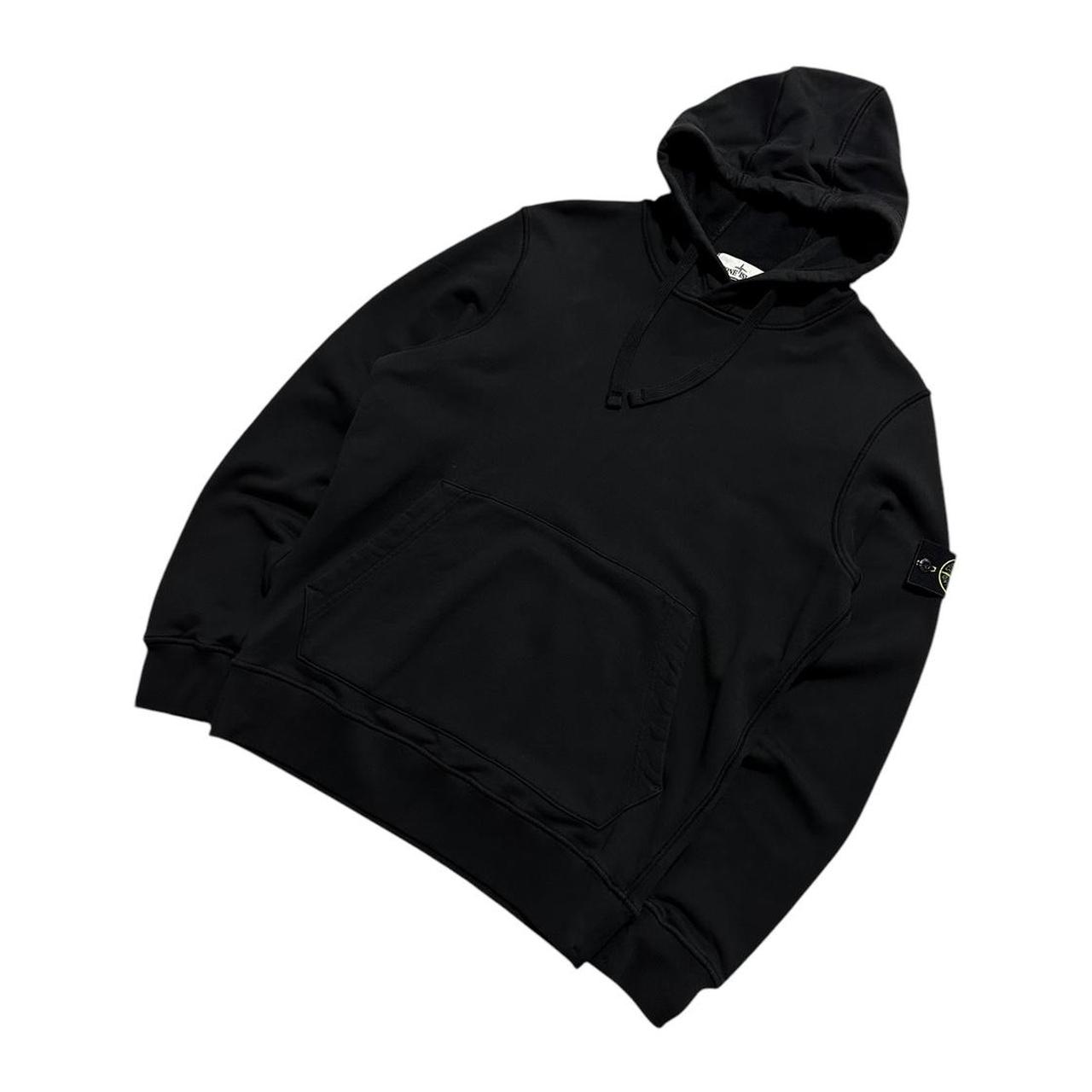 Stone Island Black Pullover Hoodie