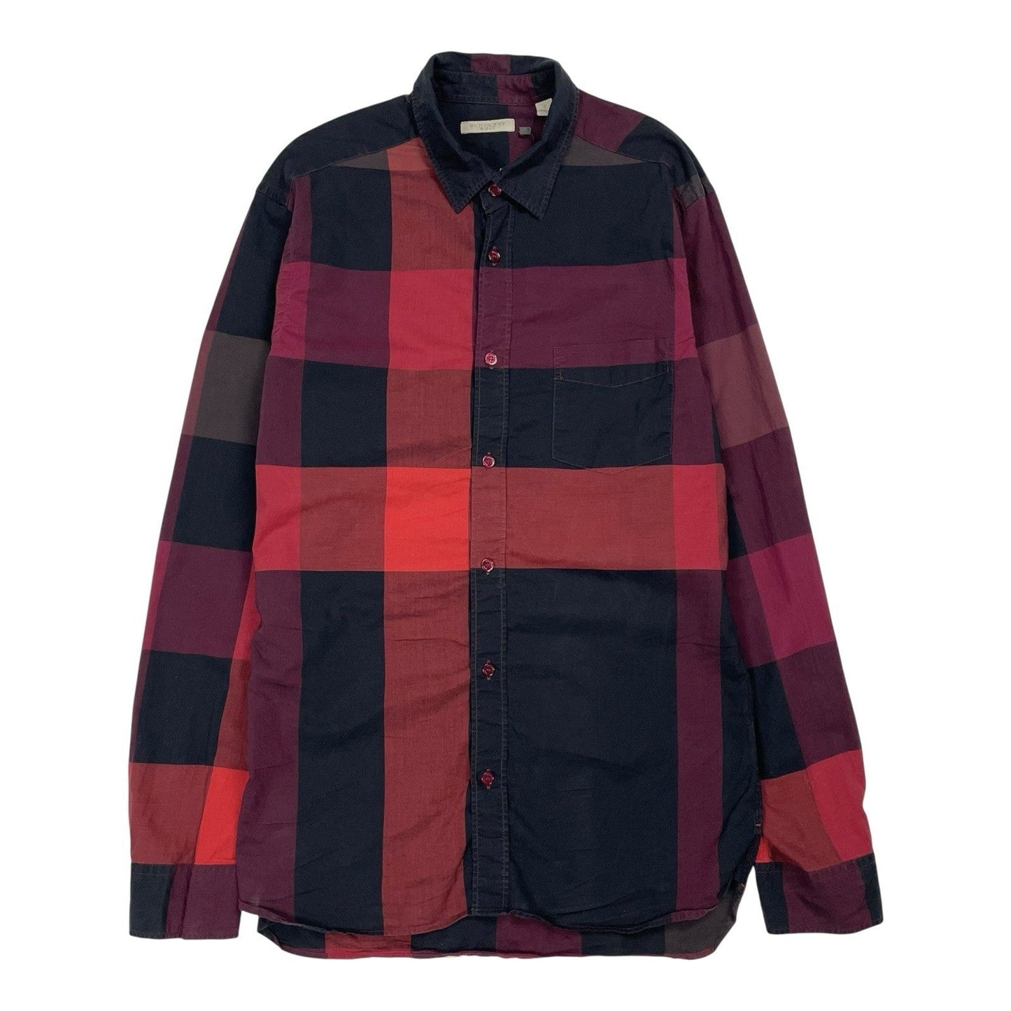 Burberry Brit Nova Check Shirt, Size Small | O/S, Black