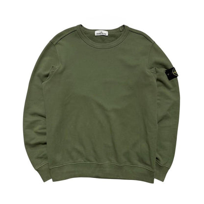 Stone Island Green Crewneck