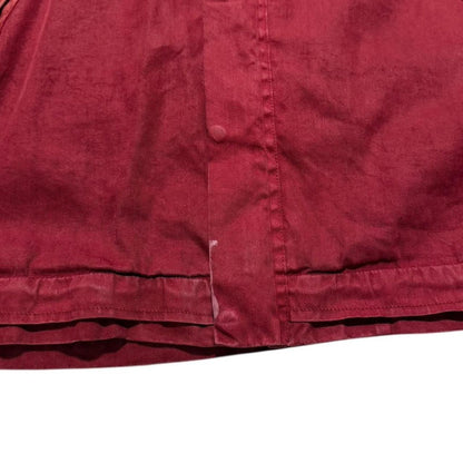 Stone Island 2004 Lino Flax Red Jacket | Large, Red