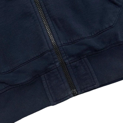 Stone Island Blue Full Zip Hoodie - Known Source