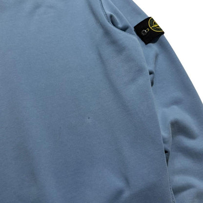 Stone Island Blue Pullover Crewneck