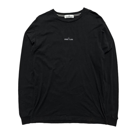 Stone Island Long Sleeve Black Top