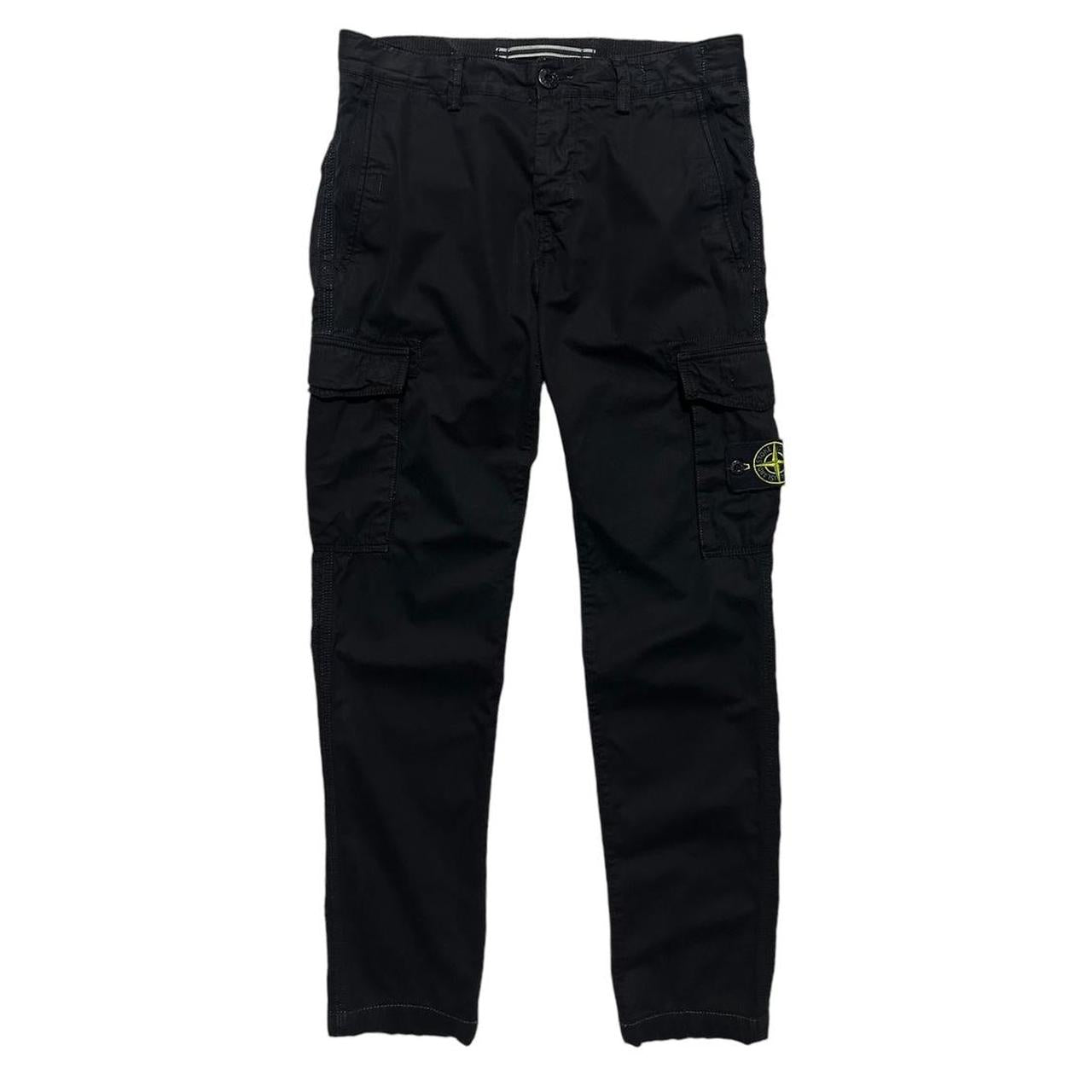 Stone Island Black Combat Cargos