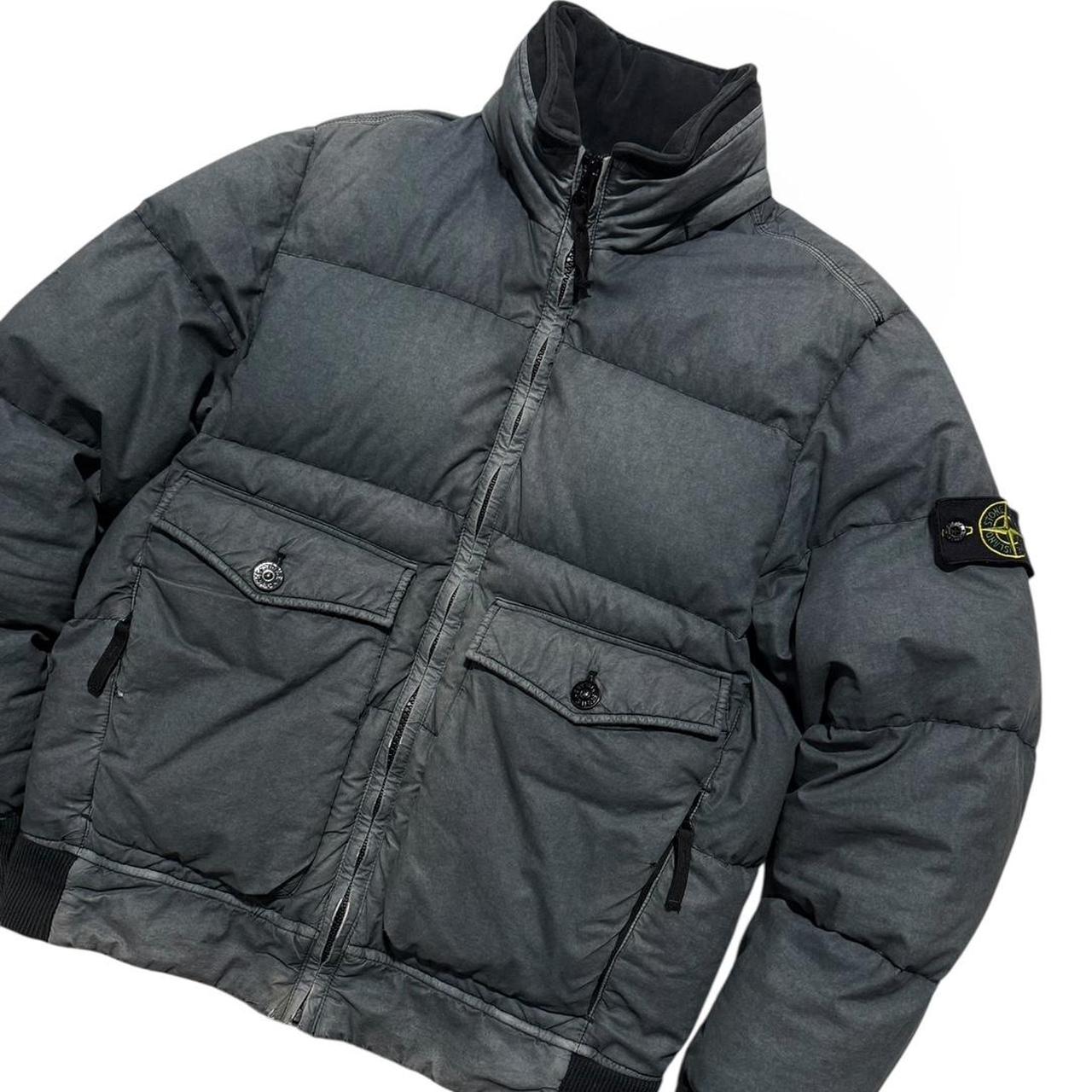 Stone Island Resin Poplin Down Jacket