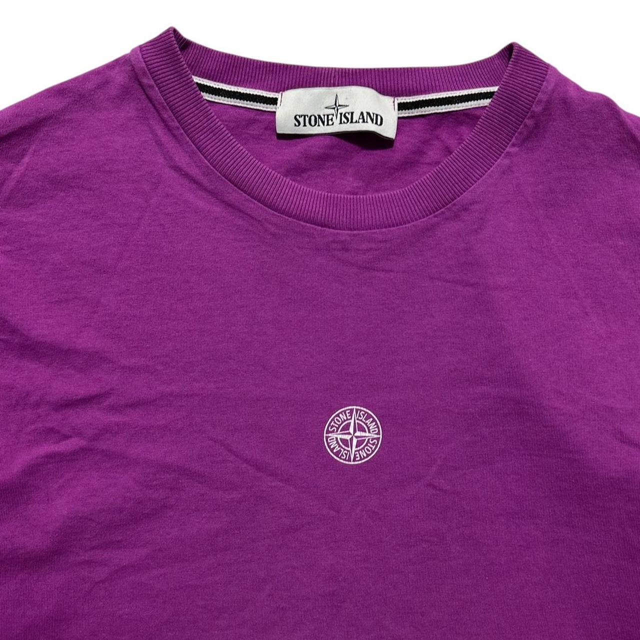 Stone Island Purple Long Sleeve Top