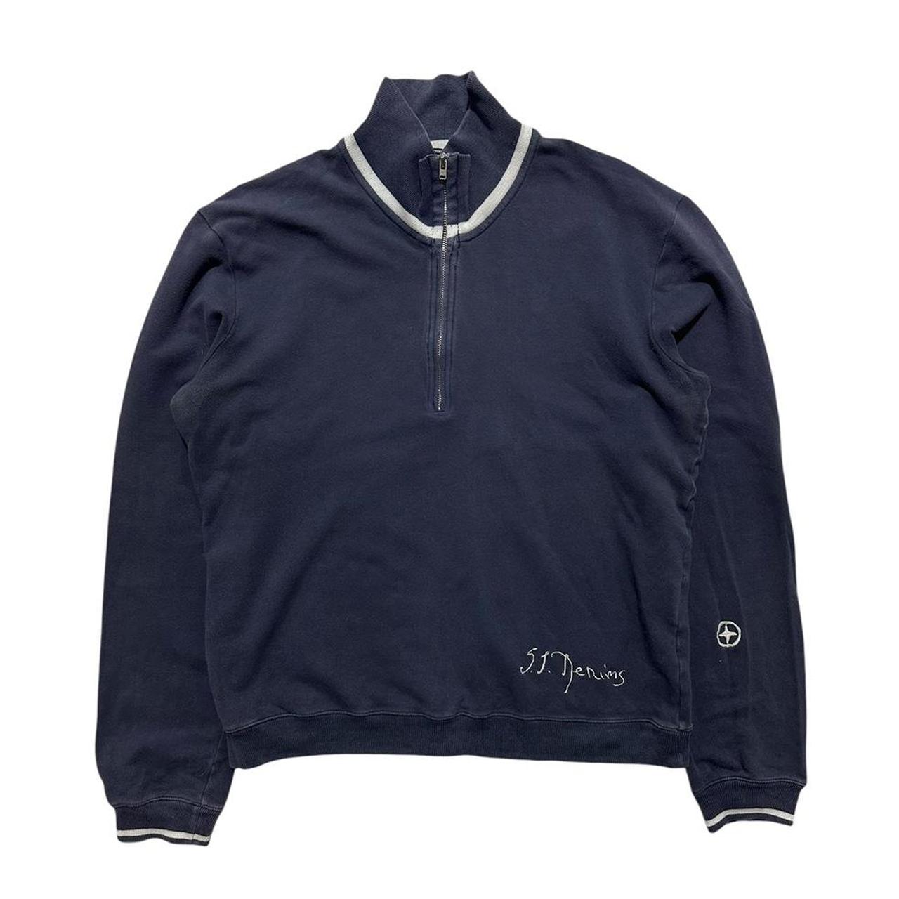 Stone Island Denims Cotton Quarter Zip