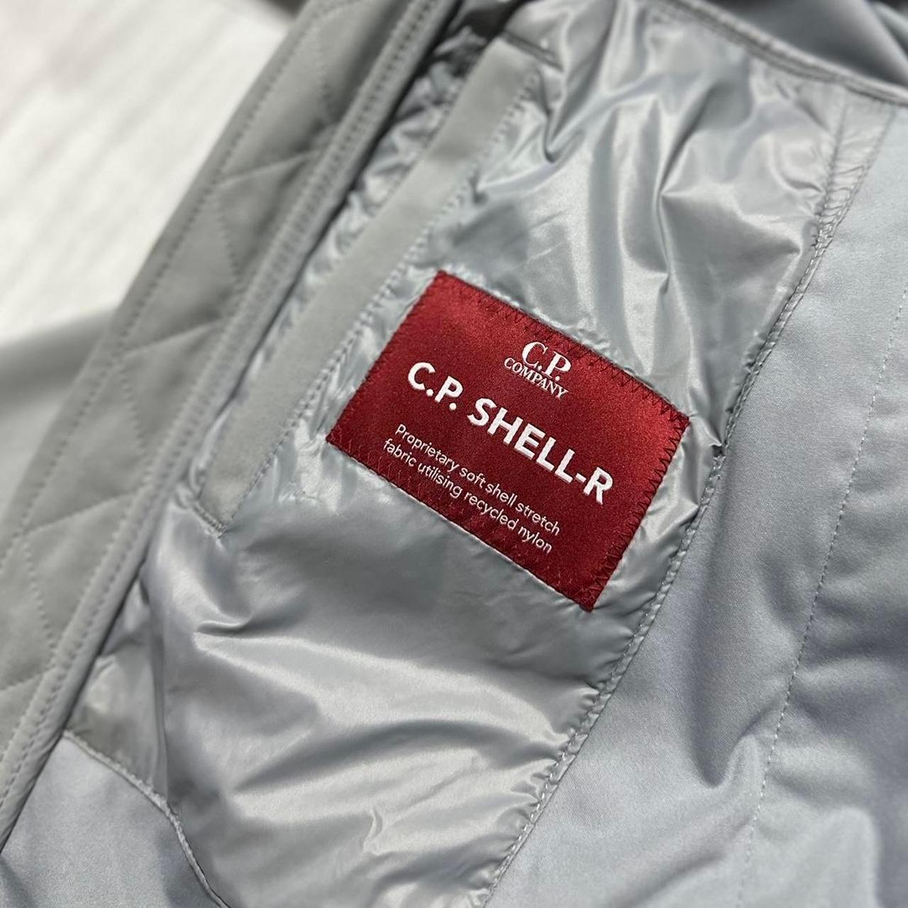 CP Company Grey Soft Shell Goggle Jacket