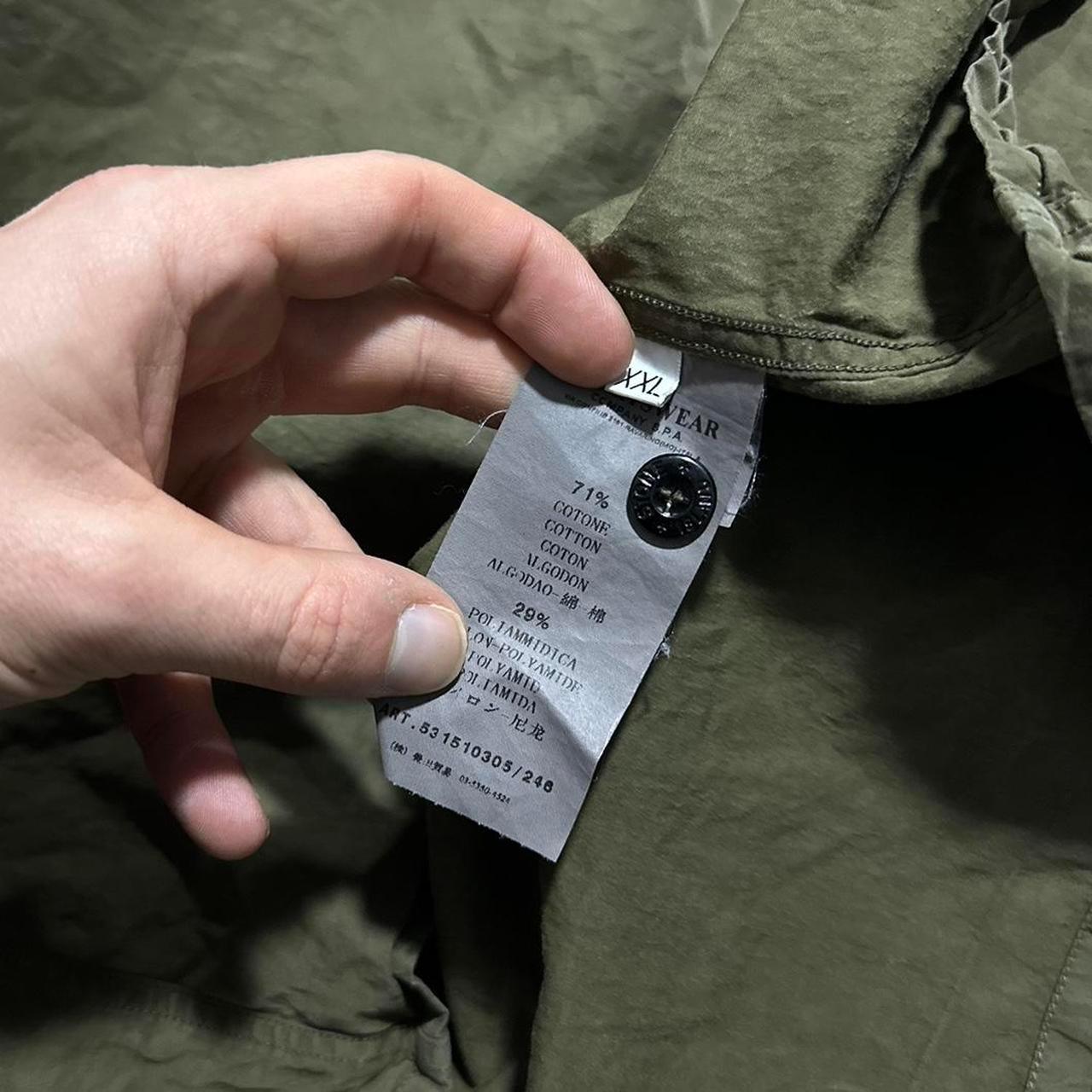 Stone Island Green Canvas Overshirt - Known Source
