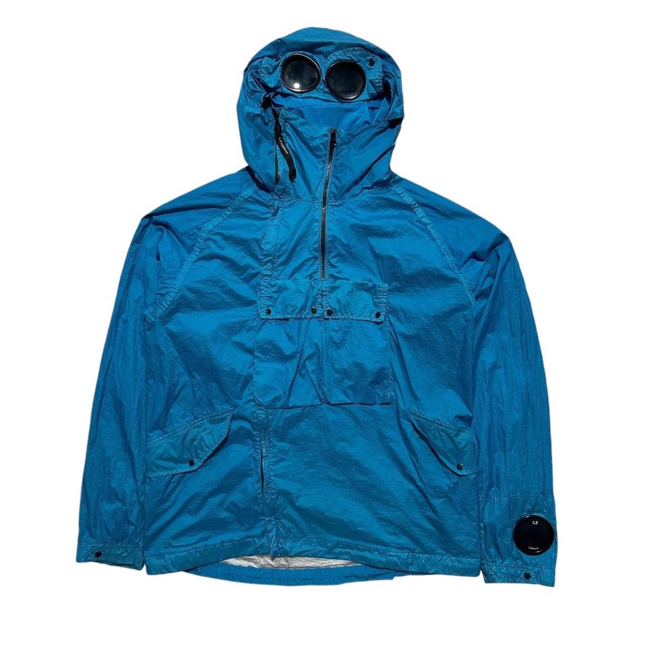 CP Company Nyfoil Blue La Mille Goggle Jacket