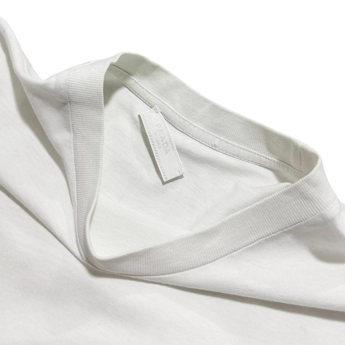 Prada Side Logo T-Shirt | Large, Yellow