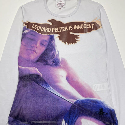 Vivienne Westwood Leonard Peltier Is Innocent T-Shirt, Size Medium | O/S, Red