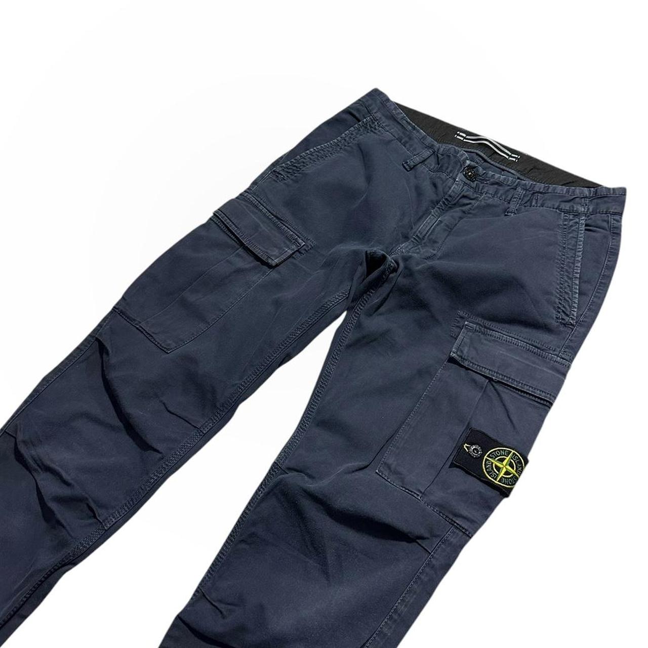 Stone Island Navy Cargo Bottoms