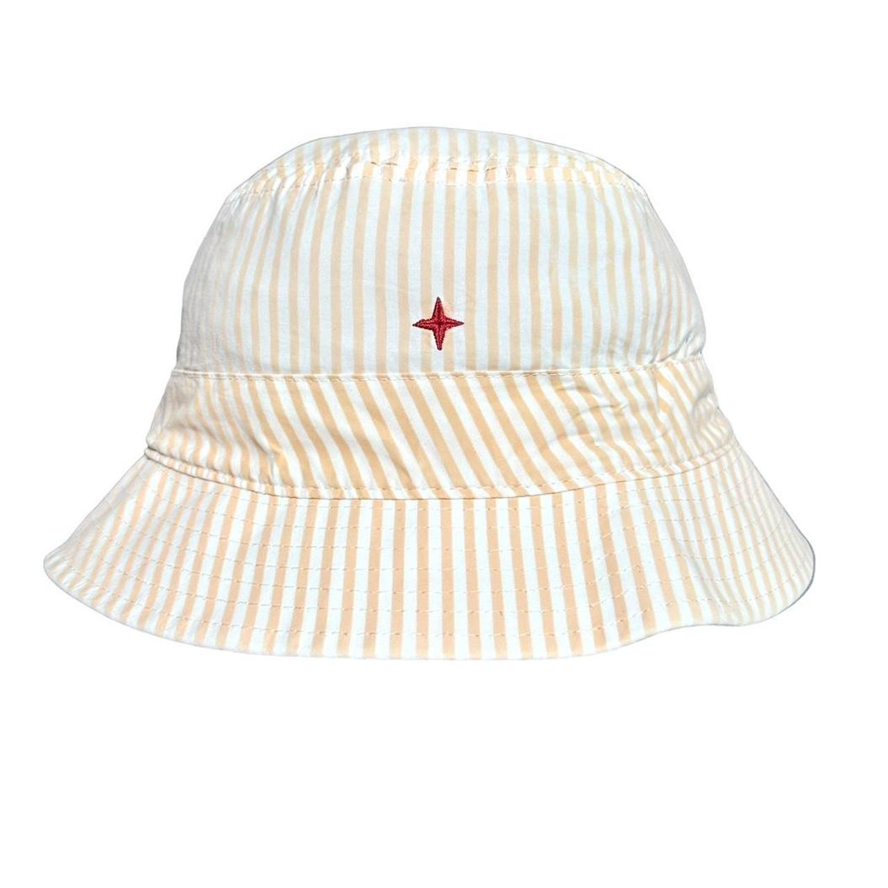 Stone Island Marina Orange Striped Bucket Hat - Known Source