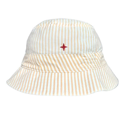 Stone Island Marina Orange Striped Bucket Hat - Known Source