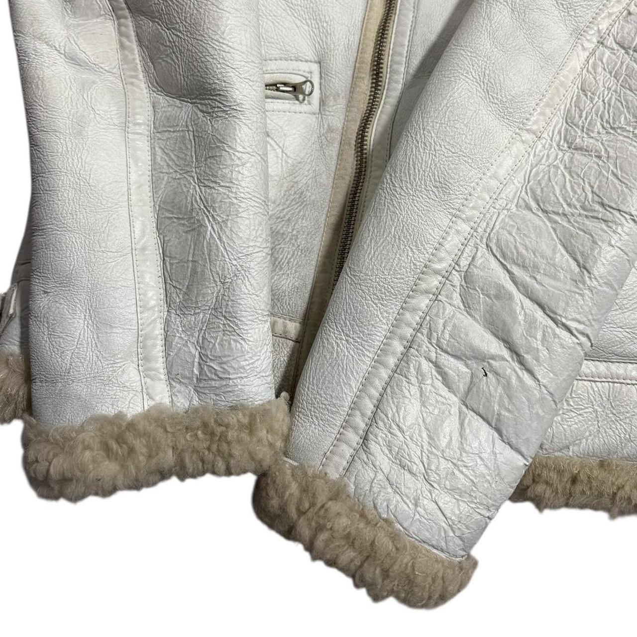 Stone Island Sherling Leather Jacket