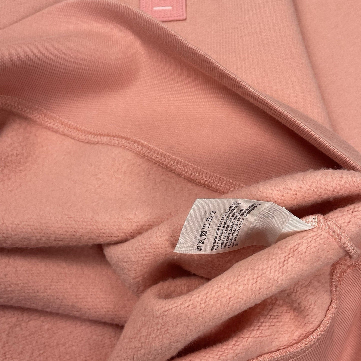 Acne Studios Sweatshirt Fairview Face, Size Small | O/S, Pink