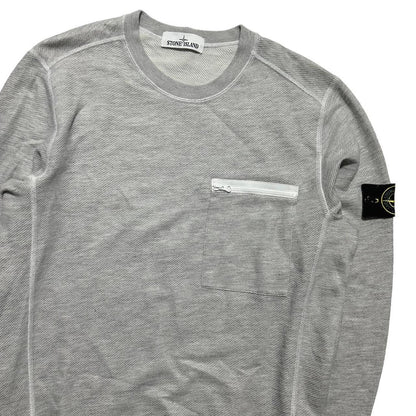 Stone Island Grey Pullover Crewneck