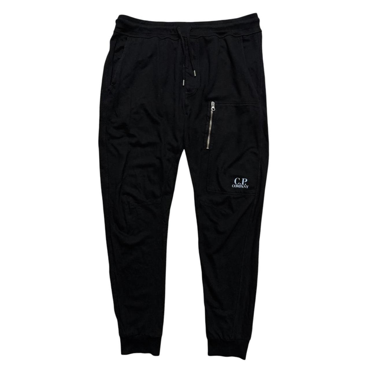 CP Company Black Cotton Sweatpants