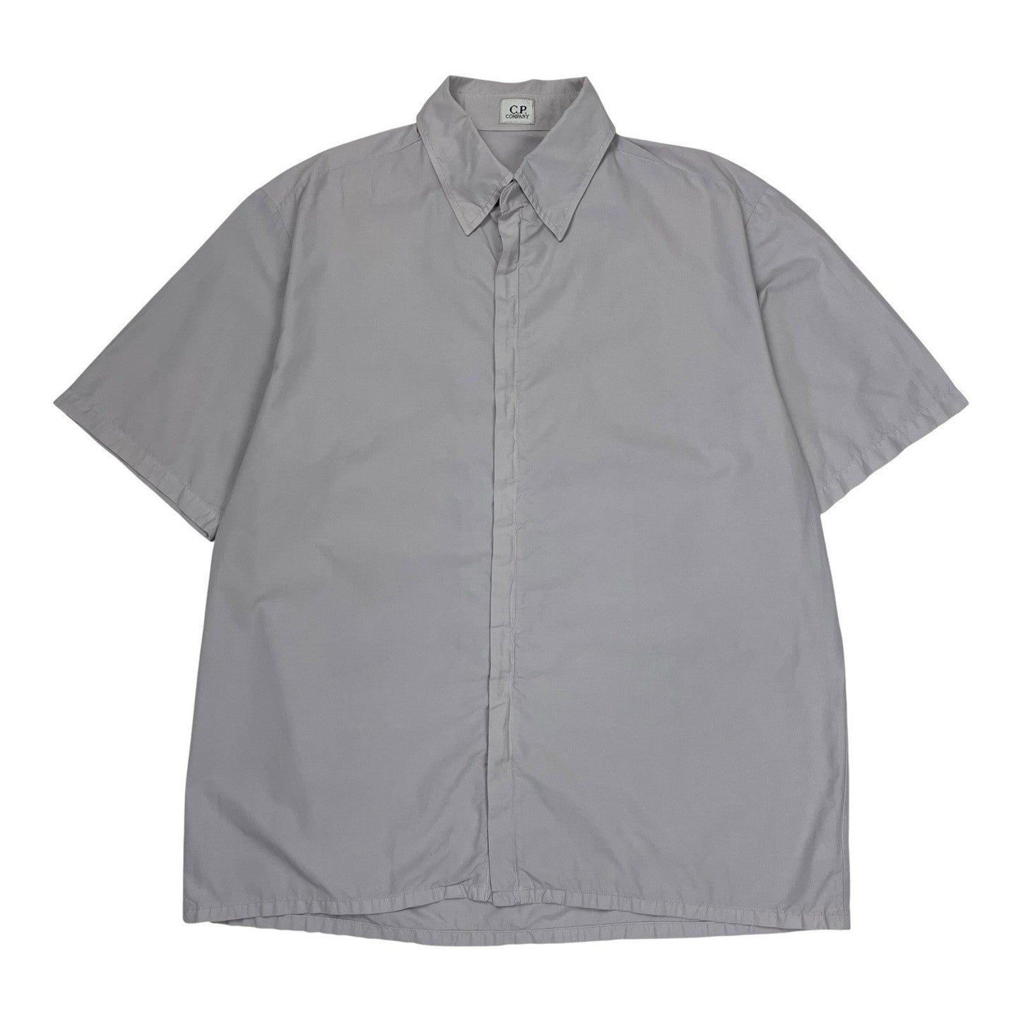 Vintage C.P. Company Full Zip Shirt, Size Large | O/S, Light Grey