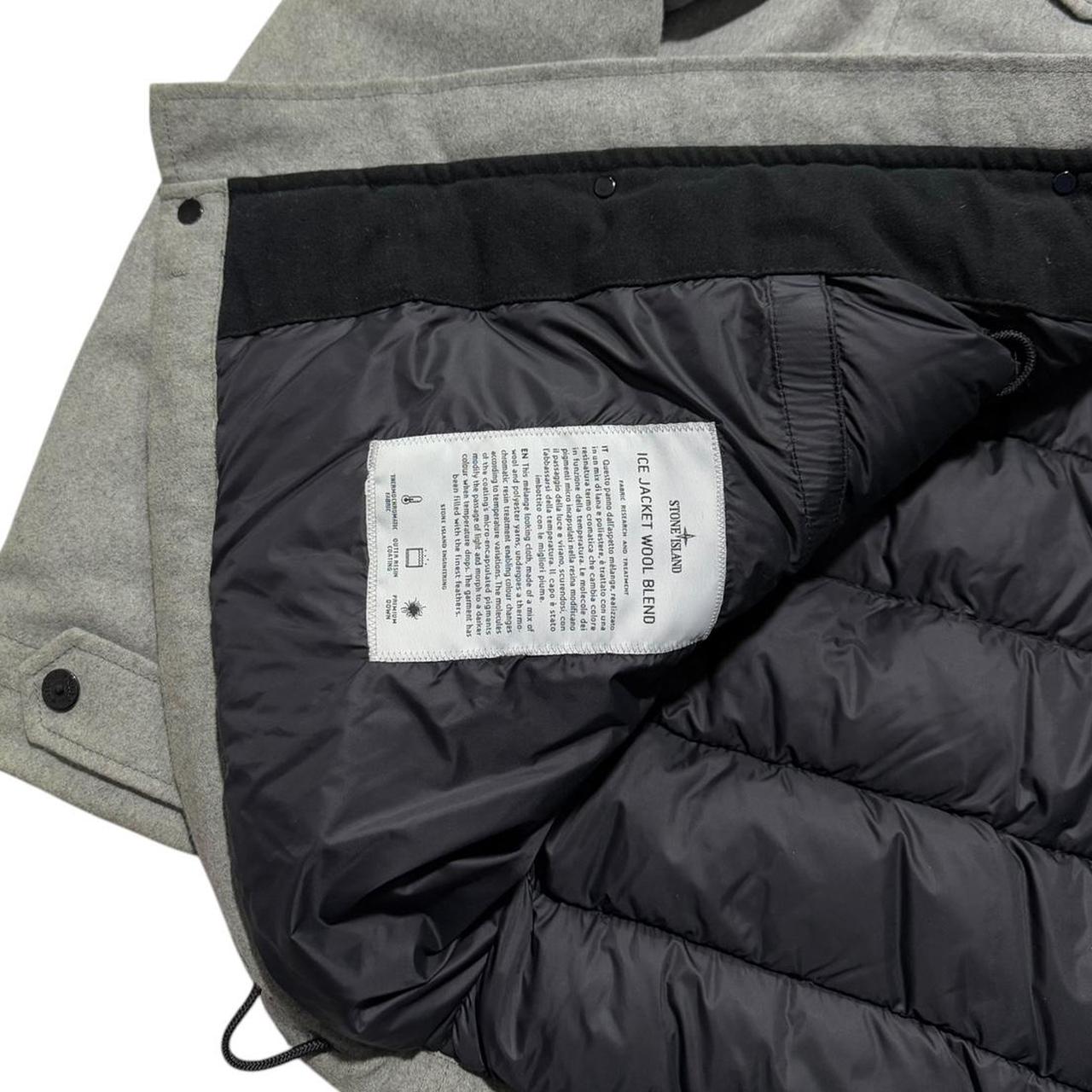 Stone Island A/W 2014 Ice Wool Blend Jacket | XL, Grey