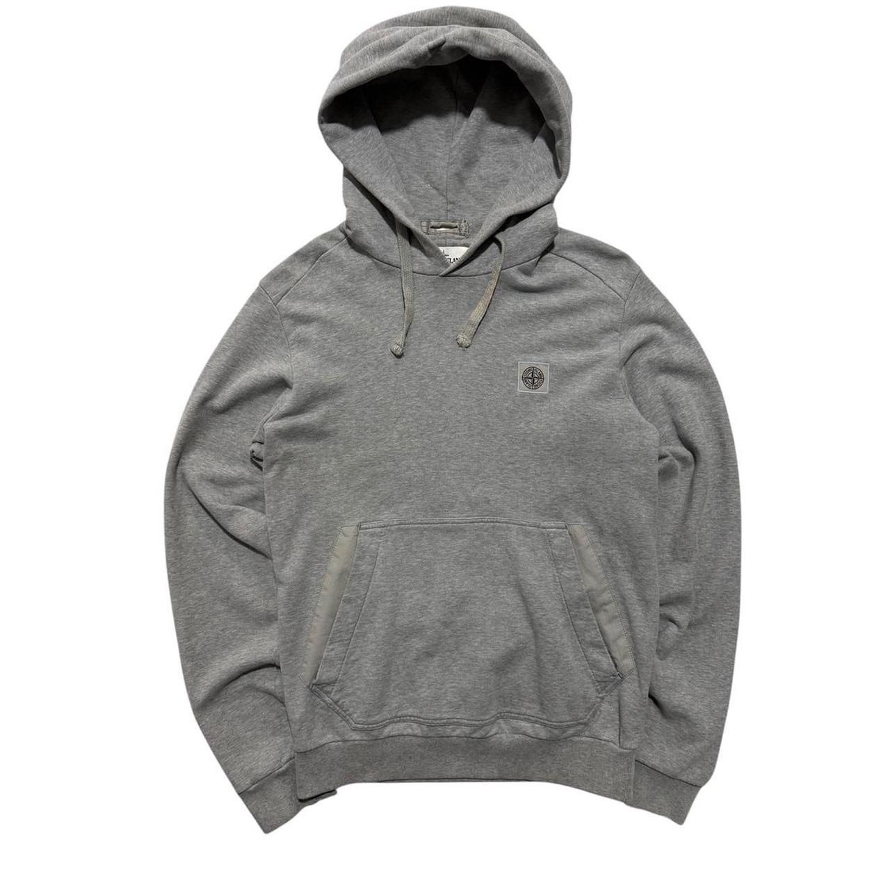 Stone Island Grey Pullover Hoodie