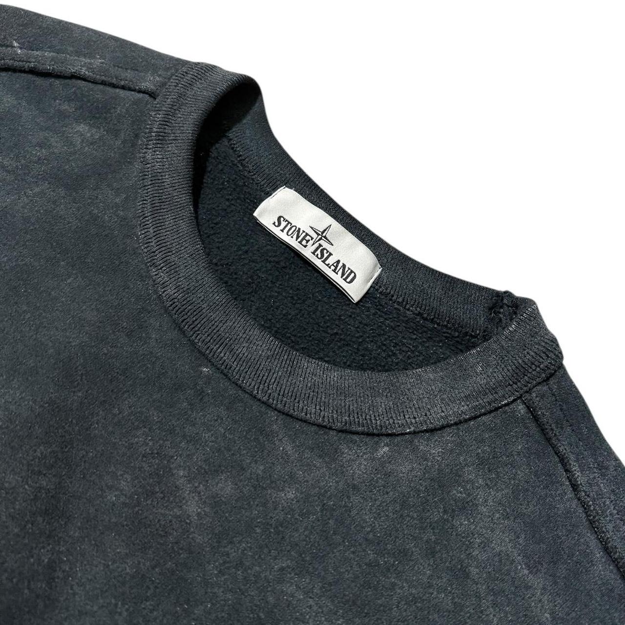 Stone Island Frost Pullover Crewneck | XL, Faded Black