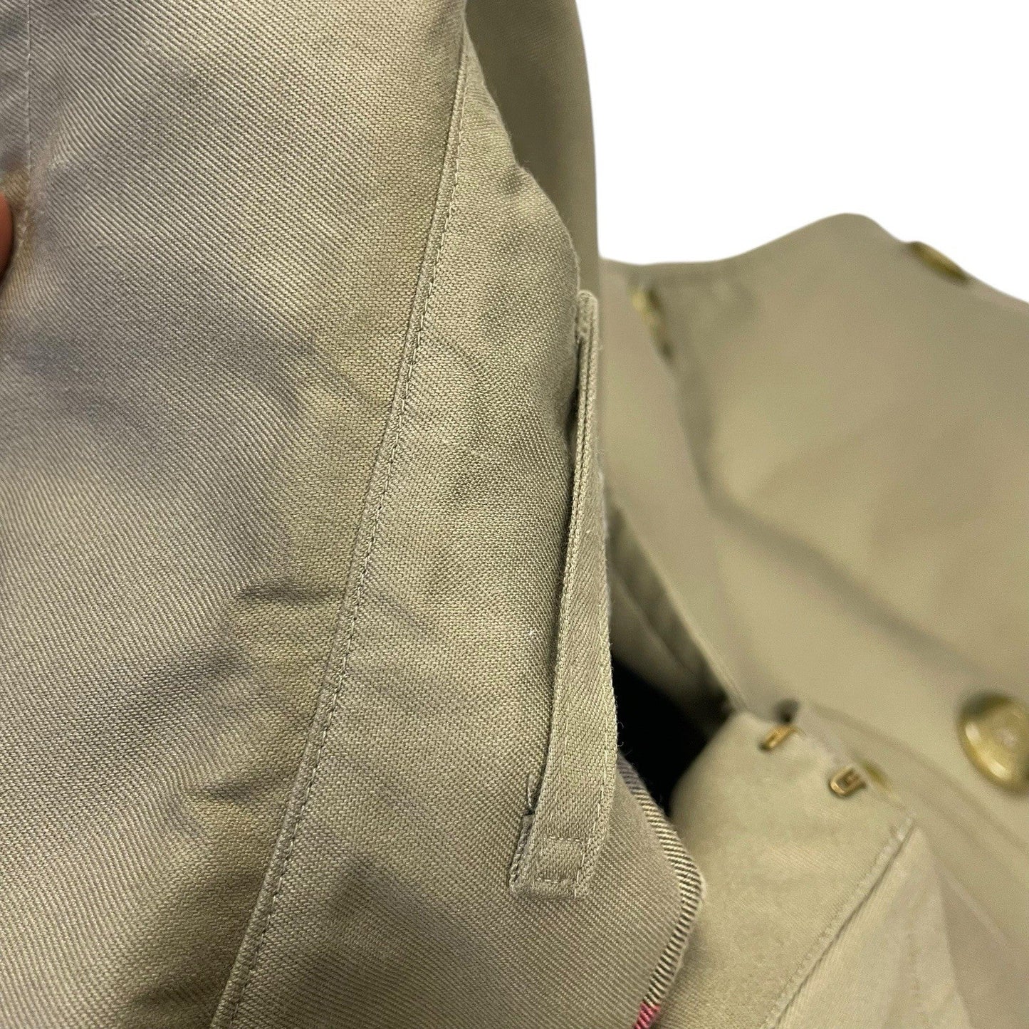 Vintage Burberrys Nova Check Trench Coat, Size 50 Long | O/S, Beige