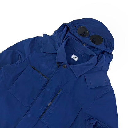 CP Company Zip Up Cotton Nylon Goggle Hoodie - Known Source