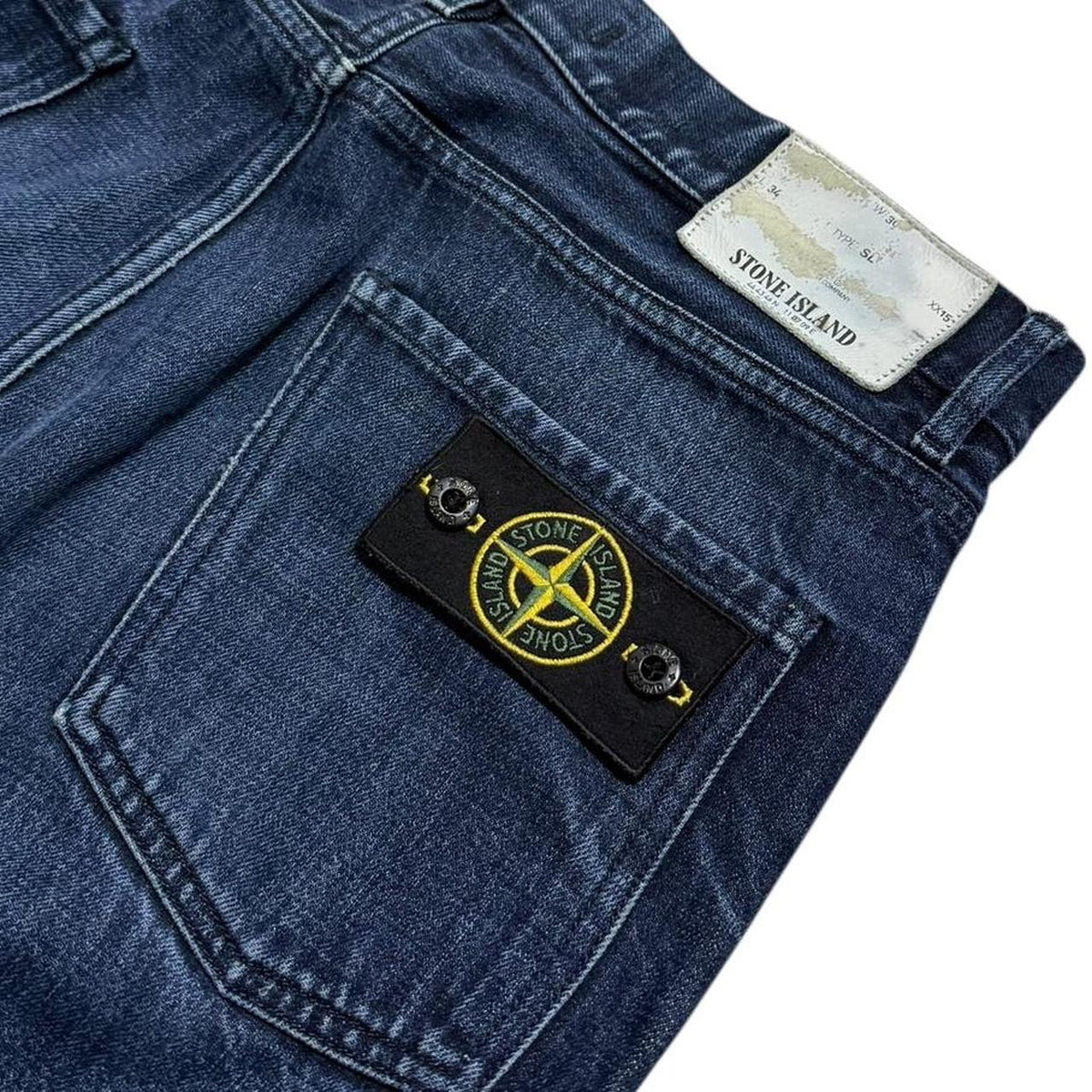 Stone Island Denim Jeans | W30, Dark Blue