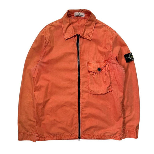 Stone Island Orange Overshirt