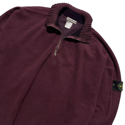 Stone Island Fleece Quarter Zip Pullover