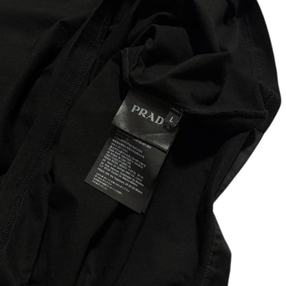 Prada Re Nylon Black Pocket T-Shirt | Large, Black