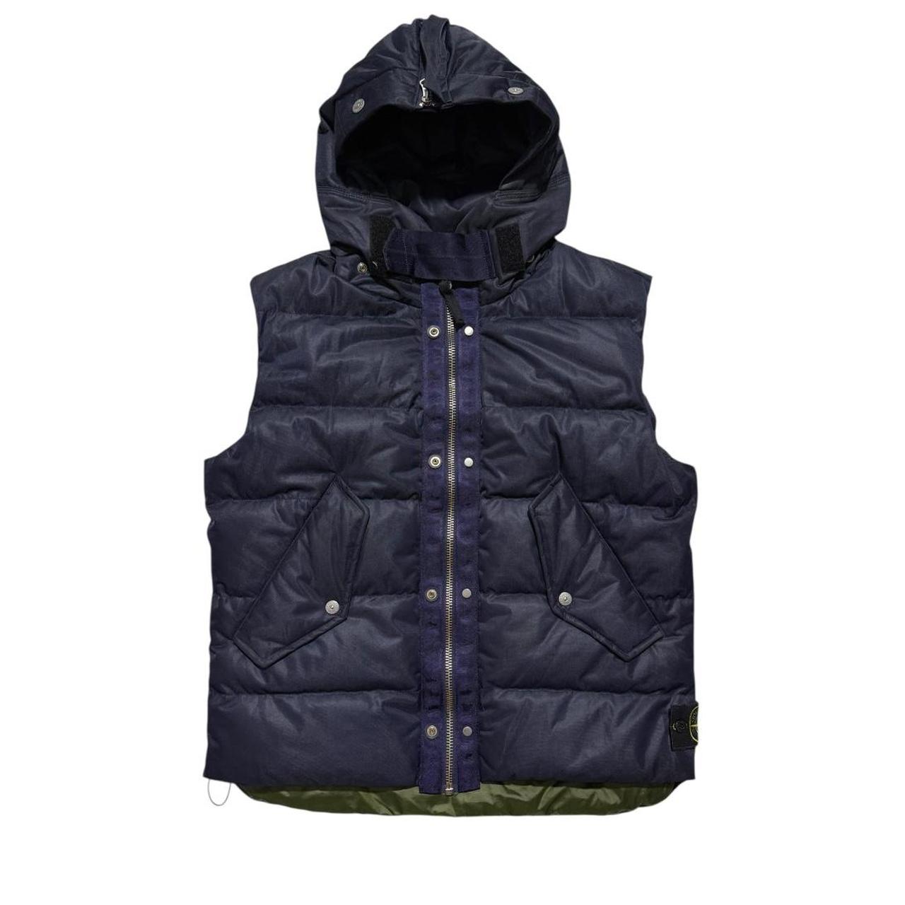 Stone Island Down Gilet | Large, Navy
