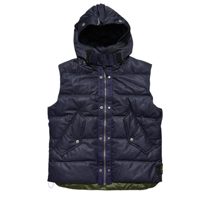 Stone Island Down Gilet | Large, Navy