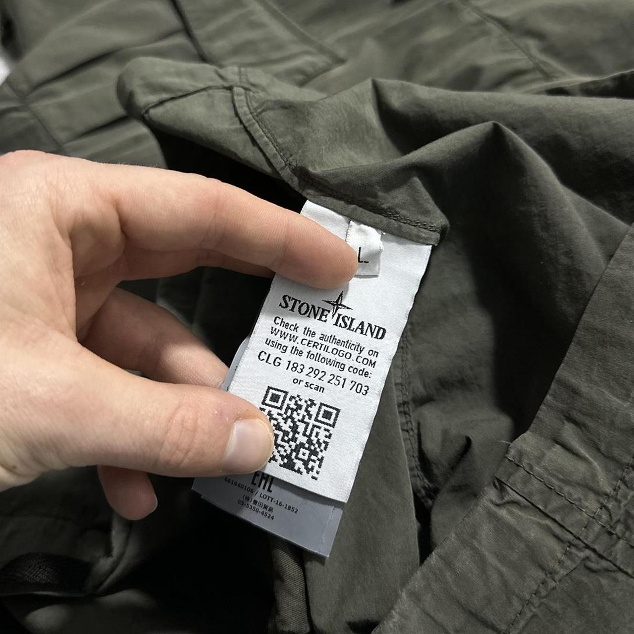 Stone Island Green Shadow Smock Jacket