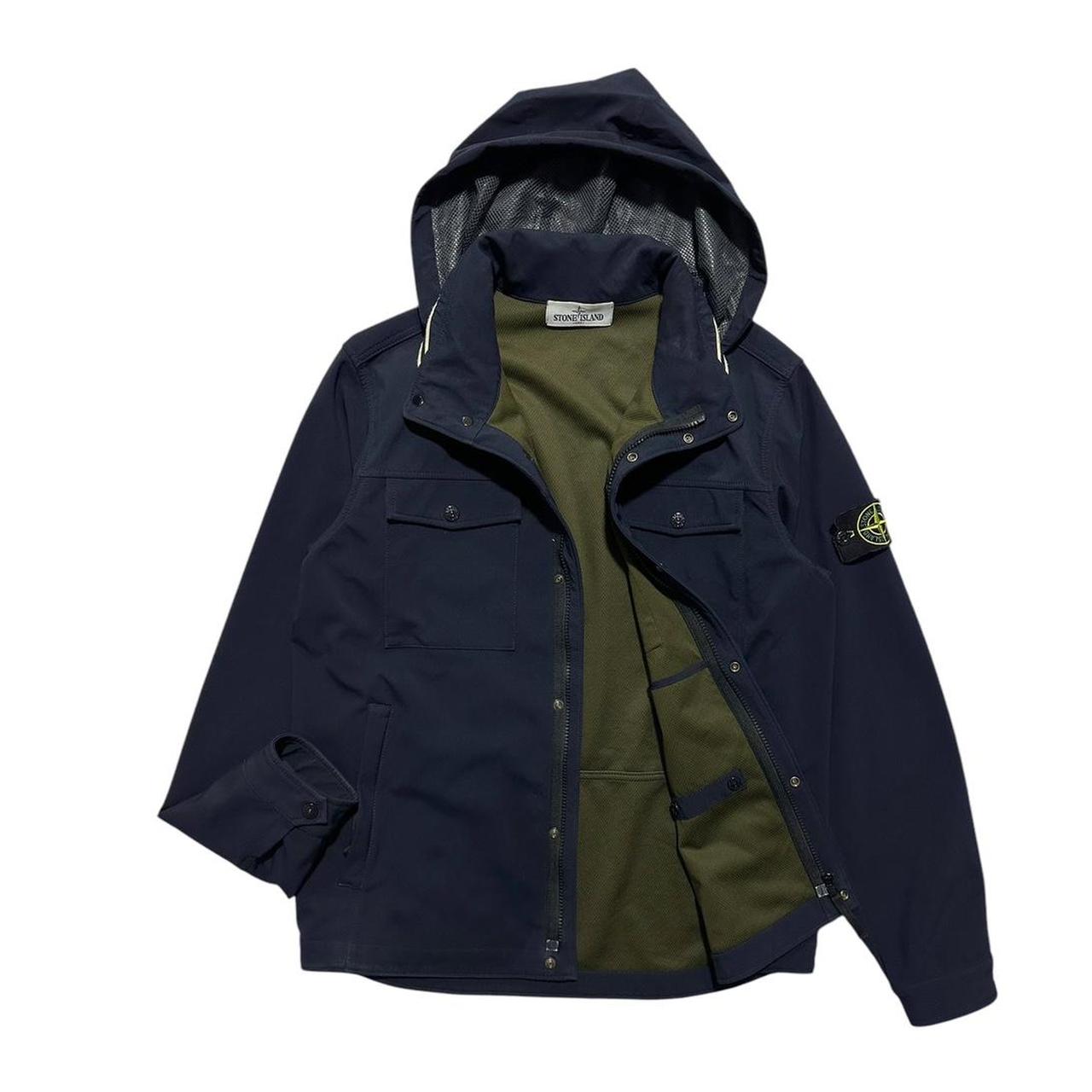 Stone Island Navy Soft Shell Jacket