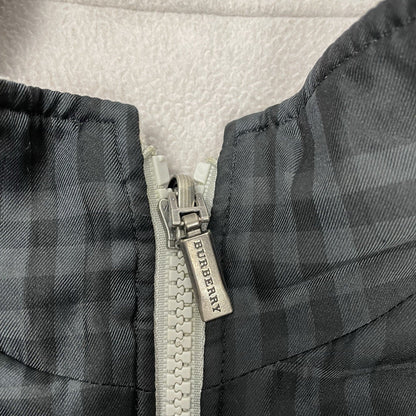 Vintage Burberry Nova Check Reversible Vest, Size Medium | O/S, Black