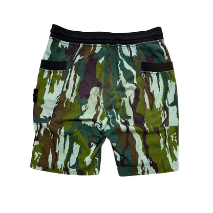Stone Island Flowing Camo Cotton Shorts | Medium, Camo
