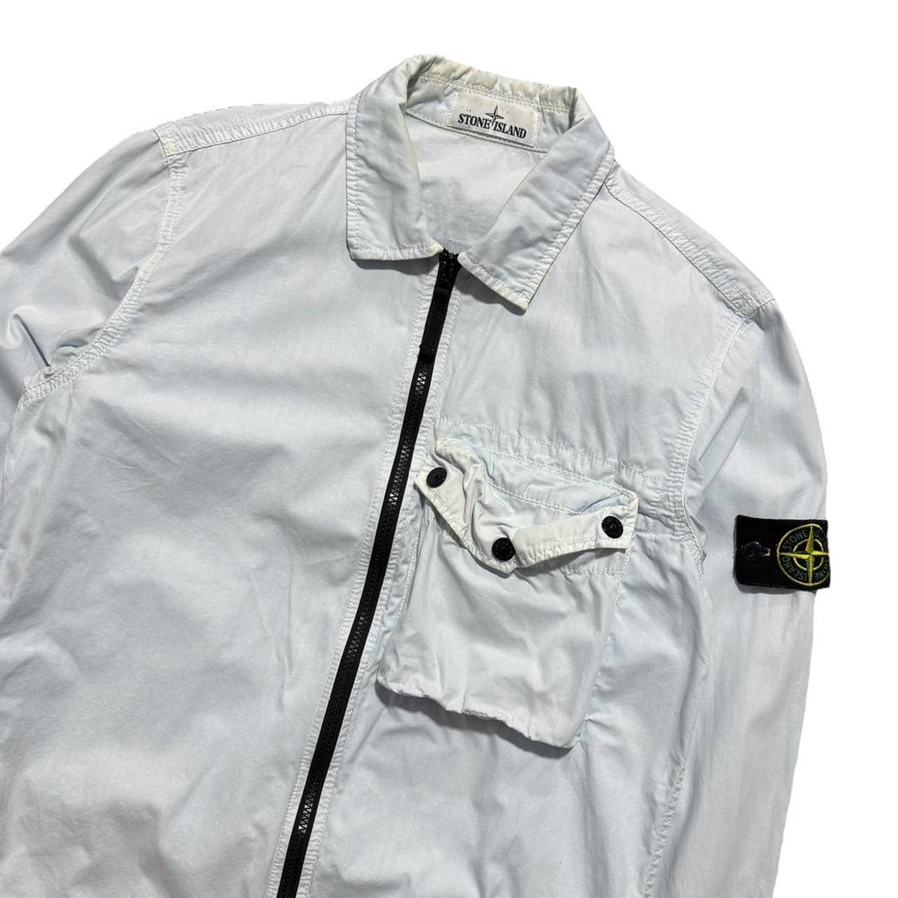 Stone Island Light Blue Overshirt