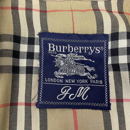 Vintage Burberry Nova Check Trench Coat, Size 50 | O/S, Beige