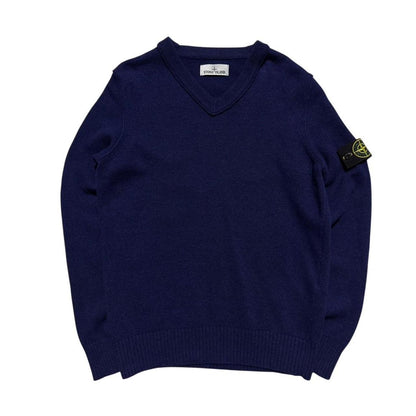 Stone Island Wool V Neck Pullover