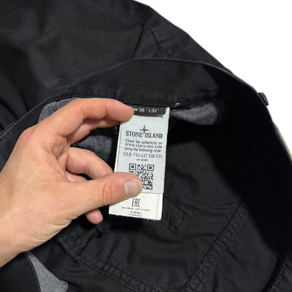 Stone Island Black Trousers | W36, Black