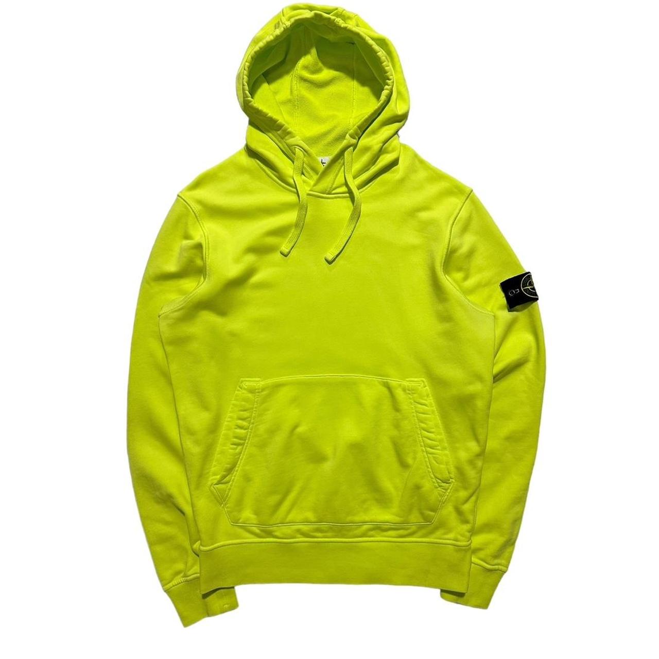 Stone Island Pullover Lime Hoodie