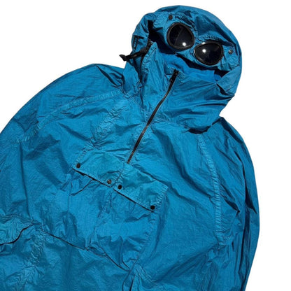 CP Company Nyfoil Nylon Goggle Jacket | Medium, Turquoise