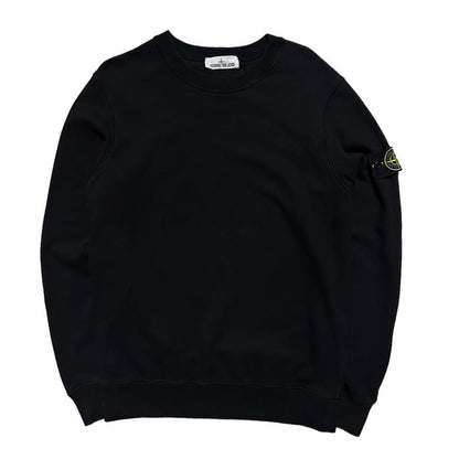 Stone Island Black Pullover Crewneck