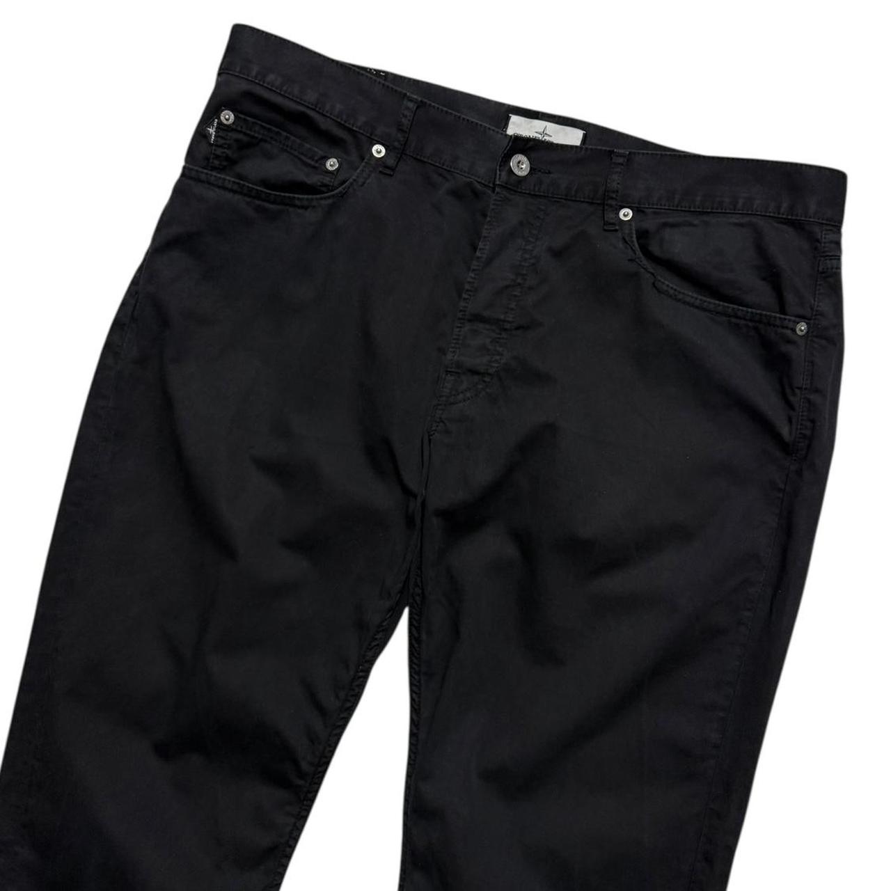 Stone Island Black Trousers | W36, Black