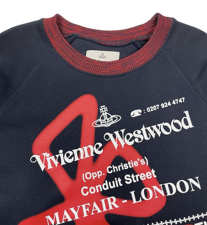 Vivienne Westwood Raglan Sweatshirt, Size Large | O/S, Navy